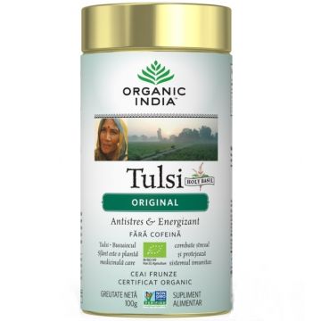 Ceai tulsi original 100g - ORGANIC INDIA