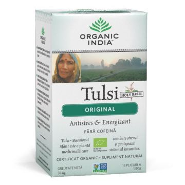 Ceai tulsi original 18dz - ORGANIC INDIA