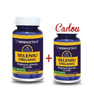 Pachet Oncology stem+Seleniu organic 60+30cps - HERBAGETICA