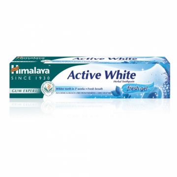 Pasta dinti fresh gel Active White 75ml - HIMALAYA CARE