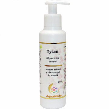 Sapun lichid argint coloidal ulei esential lavanda Tytan 200ml - AQUA NANO