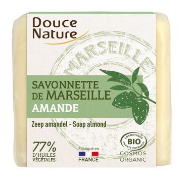 Sapun Marsilia migdale 77%uleiuri vegetale 100g - DOUCE NATURE