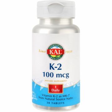 Vitamin K2 100mcg 30cp - KAL