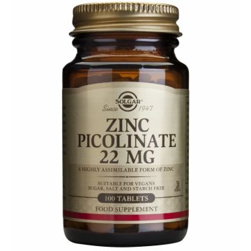 Zinc picolinat 22mg 100cp - SOLGAR