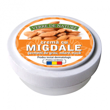 Crema migdale germeni grau miere 15g - MANICOS