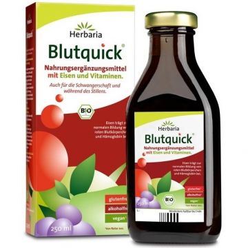 Elixir plante Blutquick 250ml - HERBARIA