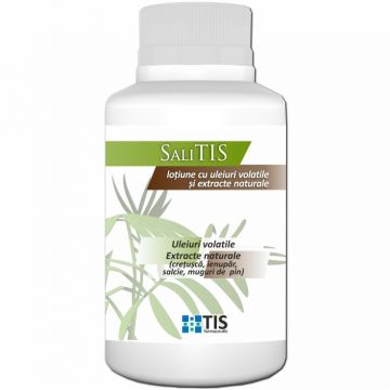 Lotiune uleiuri volatile extracte naturale SaliTis 100ml - TIS Lotiune uleiuri volatile extracte naturale SaliTis 100ml - TIS