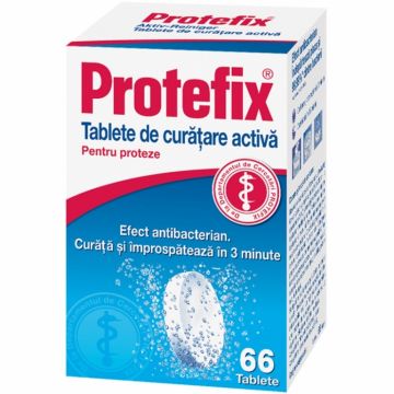 Tablete curatare activa proteza dentara 66b - PROTEFIX