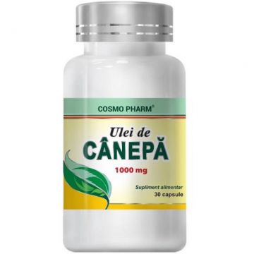 Ulei canepa 1000mg 30cps - COSMO PHARM