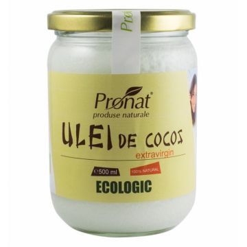 Ulei cocos extravirgin ecologic 500ml - PRONAT