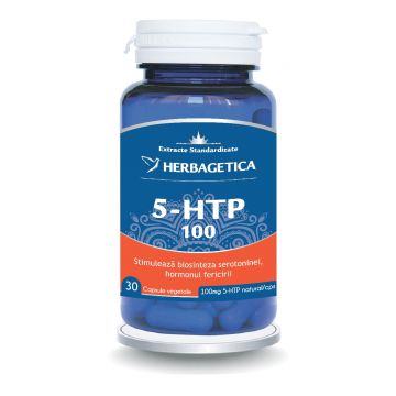 5 HTP 100 Zen Forte, 30 capsule, Herbagetica