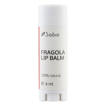 Balsam pentru buze de fragi, 6ml, Sabio