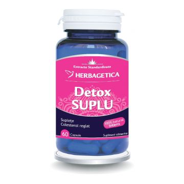 Detox Suplu, 60 capsule, Herbagetica