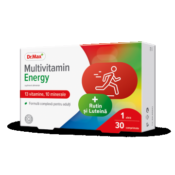 Dr. Max Multivitamin Energy, 30 comprimate