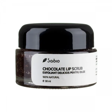 Exfoliant pentru buze Chocolate Lip Scrub, 30ml, Sabio