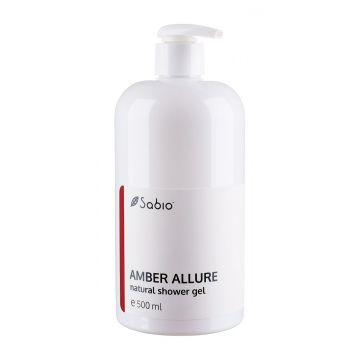 Gel de dus natural Amber Allure, 500ml, Sabio