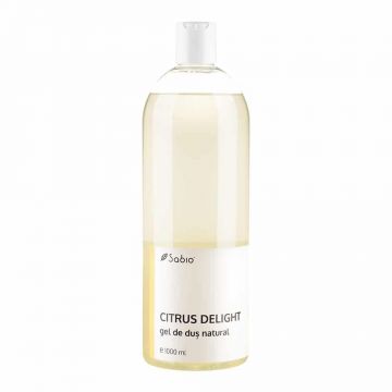 Gel de dus natural Citrus Delight, 1000ml, Sabio