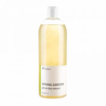 Gel de dus natural Spring Garden, 1000ml, Sabio