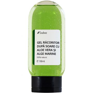 Gel racoritor dupa soare cu Aloe Vera si Alge Marine, 118ml, Sabio