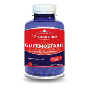 Glicemostabil, 120 capsule, Herbagetica