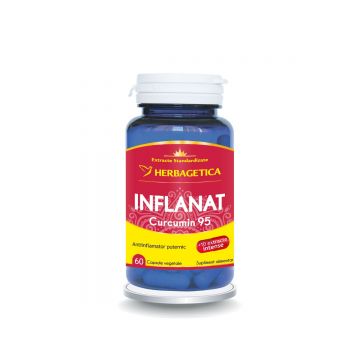 Inflanat+ Curcumin95, 60 capsule vegetale, Herbagetica