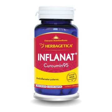 Inflanat+ Curcumin95, 60 capsule vegetale, Herbagetica