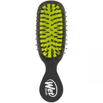 Perie de par pentru stralucire Shine Enhancer Mini Negru, 1 bucata, Wet Brush