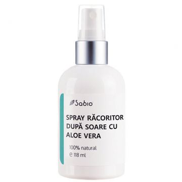 Spray racoritor dupa soare cu Aloe Vera, 118ml, Sabio