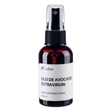 Ulei de avocado extravirgin, 60ml, Sabio