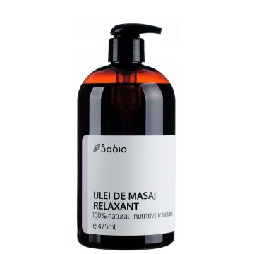 Ulei de masaj relaxant, 475ml, Sabio