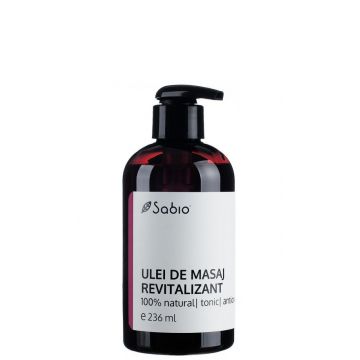 Ulei de masaj revitalizant, 236ml, Sabio