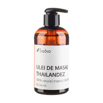 Ulei de masaj thailandez, 236ml, Sabio