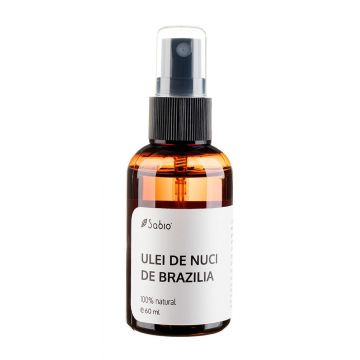 Ulei de nuci de Brazilia,60ml, Sabio