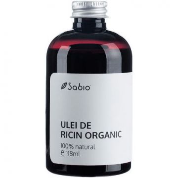 Ulei de ricin organic, 118ml, Sabio
