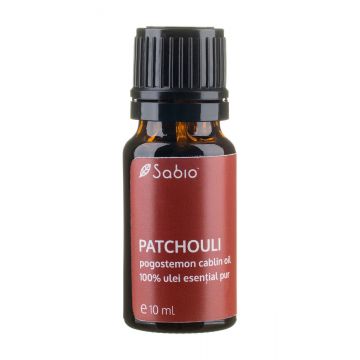 Ulei esential pur de ptchouli (pogostemon cablin oil), 10ml, Sabio