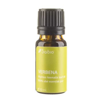 Ulei esential pur de verbena, 10ml, Sabio