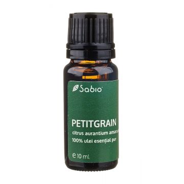 Ulei esential pur Petitgrain (citrus aurantium amara), 10ml, Sabio