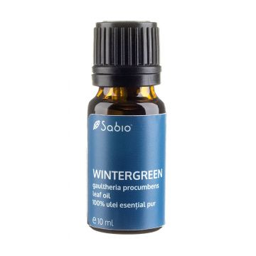 Ulei esential pur wintergreen, 10ml, Sabio