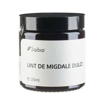 Unt de migdale dulci, 120ml, Sabio