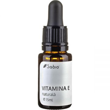 Vitamina E, 15ml, Sabio