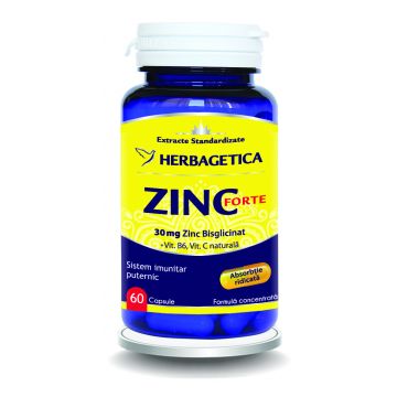 Zinc Forte, 60 capsule, Herbagetica