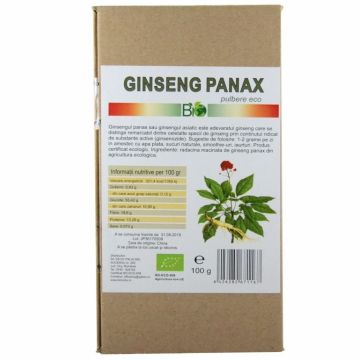 Pulbere ginseng panax eco 100g - DECO ITALIA
