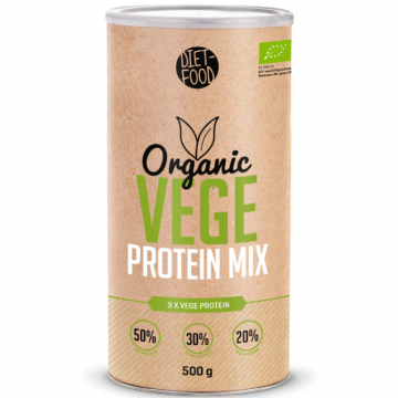 Pulbere proteica mix vegan Vege natural eco 500g - DIET FOOD