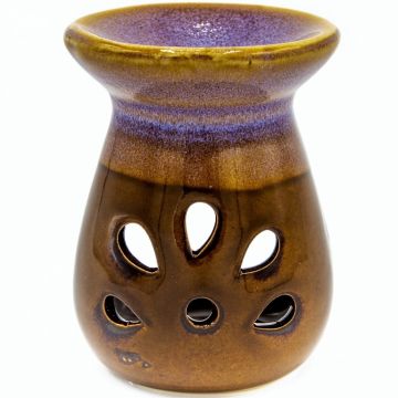 Vas ceramic aromatizor 5petale lila~maro 1b - AROMA LAND