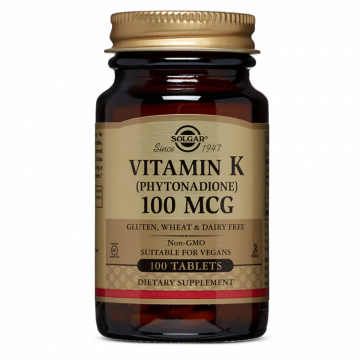 Vitamina K1 100mcg 100cp - SOLGAR