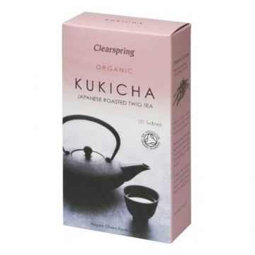 Ceai verde prajit kukicha 20dz - CLEARSPRING