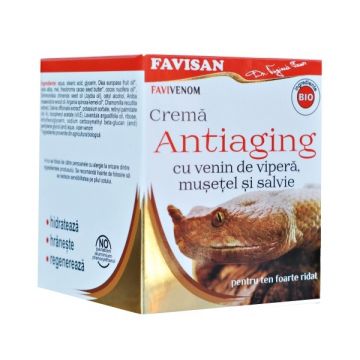 Crema antiaging venin vipera FaviVenom 50ml - FAVISAN