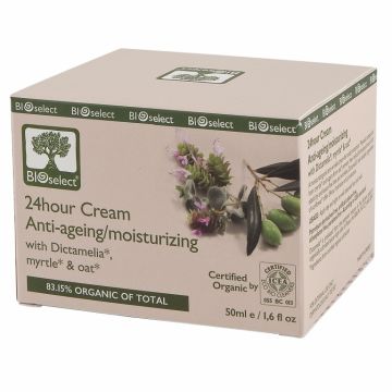 Crema antiimbatranire regeneratoare 24h hidratanta 50ml - BIOSELECT ORGANIC