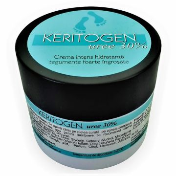 Crema Keritogen uree 30% intens hidratanta tegumente foarte ingrosate 50g - HERBAGEN