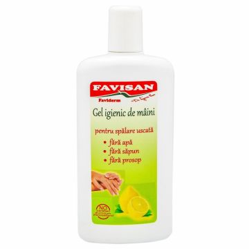 Gel igienic maini spalare uscata 125ml - FAVISAN